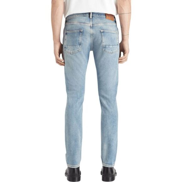 Scotch & Soda Essentials Ralston Slim Organic Cotton Men's Jeans Size 28x32 Aqua - Picture 3 of 16